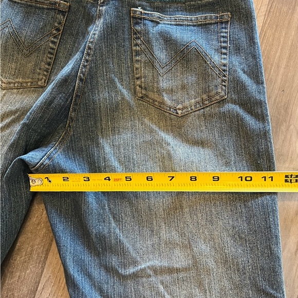 Embroidered Jeans Womens Christine Phillipe size 6 Cotton Spandex  Rhinestones - Picture 8 of 11